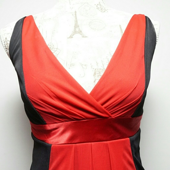 Red Black Alyn paige dress - Picture 4 of 8